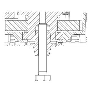 MONTAGEGEREEDSCHAP HEBELADAPTER DTN 80 UITDRUKSCHROEF