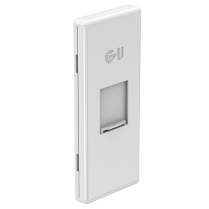 AFDEKROZET F 72X30MM WIT