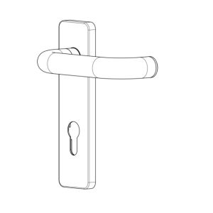 HALFGARNITUUR PANIEK KORTSCHILD KRUK H1.0 RONDO BREED PC72 RVS HOEKIG