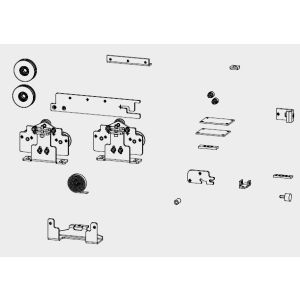 DEURSET EMT VOOR 1 EXTRA TELESCOOPSCHUIFDEUR