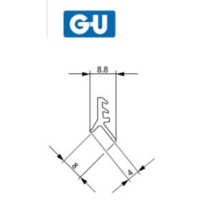 DICHTING P743 RING 100 METER ZWART