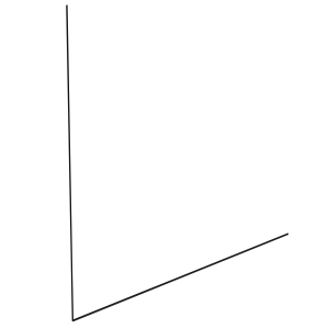 P743 HOEKGELAST KADER 743 X 2500 X 2500 MM LET OP:ZONDER SILICONEN