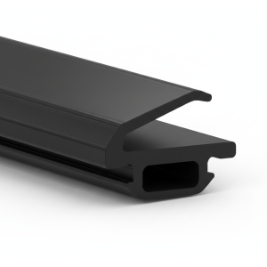 G30 RUBBERDICHTING VOOR GLASPROFIEL SLUITZIJDE VASTDEEL ZWART ROL Á 100MTR