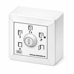 PROGRAMMASCHAKELAAR POS-5 DTN 1-VOUDIG OPBOUW WIT 81X81X54MM