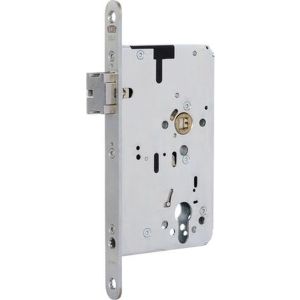 PANIEKSLOT B-2166 FUNCTIE E ENKELE DEUR DOORNMAAT 55 PC72 OMLEGBAAR VLAK 24MM AFGEROND RVS