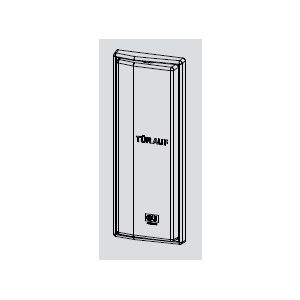 ELLEBOOGSCHAKELAAR MET STICKER N47 OPBOUW GRIJS 80X210X21MM