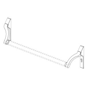 PANIEKSTANG GARNITUUR PZ72 ALU