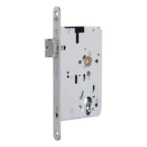 PANIEKSLOT B-2116 FUNCTIE E ENKELE DEUR DOORNMAAT 60 PC72 LINKS VLAK 20MM AFGEROND RVS