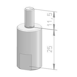 VERLENGING HEFBOOMAS 25MM