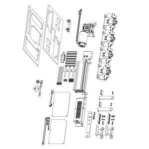 EM SCHUIFDEURAANDRIJVING 2-VLEUGELIG KIT