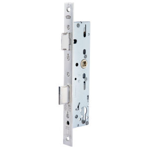 PANIEKSLOT B-1820 FUNCTIE B ENKELE DEUR D30 PC92 LINKS VLAK 24MM HOEKIG RVS