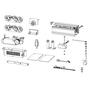 CM SCHUIFDEURAANDRIJVING 1-VLEUGELIG KIT