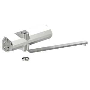 OPBOUWDEURDRANGER OTS 140 SCHARNIERZIJDE INCLUSIEF SCHAARARM ZILVERKLEURIG