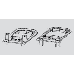 AFDEKKAPPEN SET 2-VLEUGELIG DTN 80