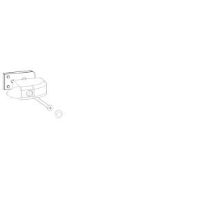 ONDERLEGPLAAT 53X26X8MM ZWART MAT