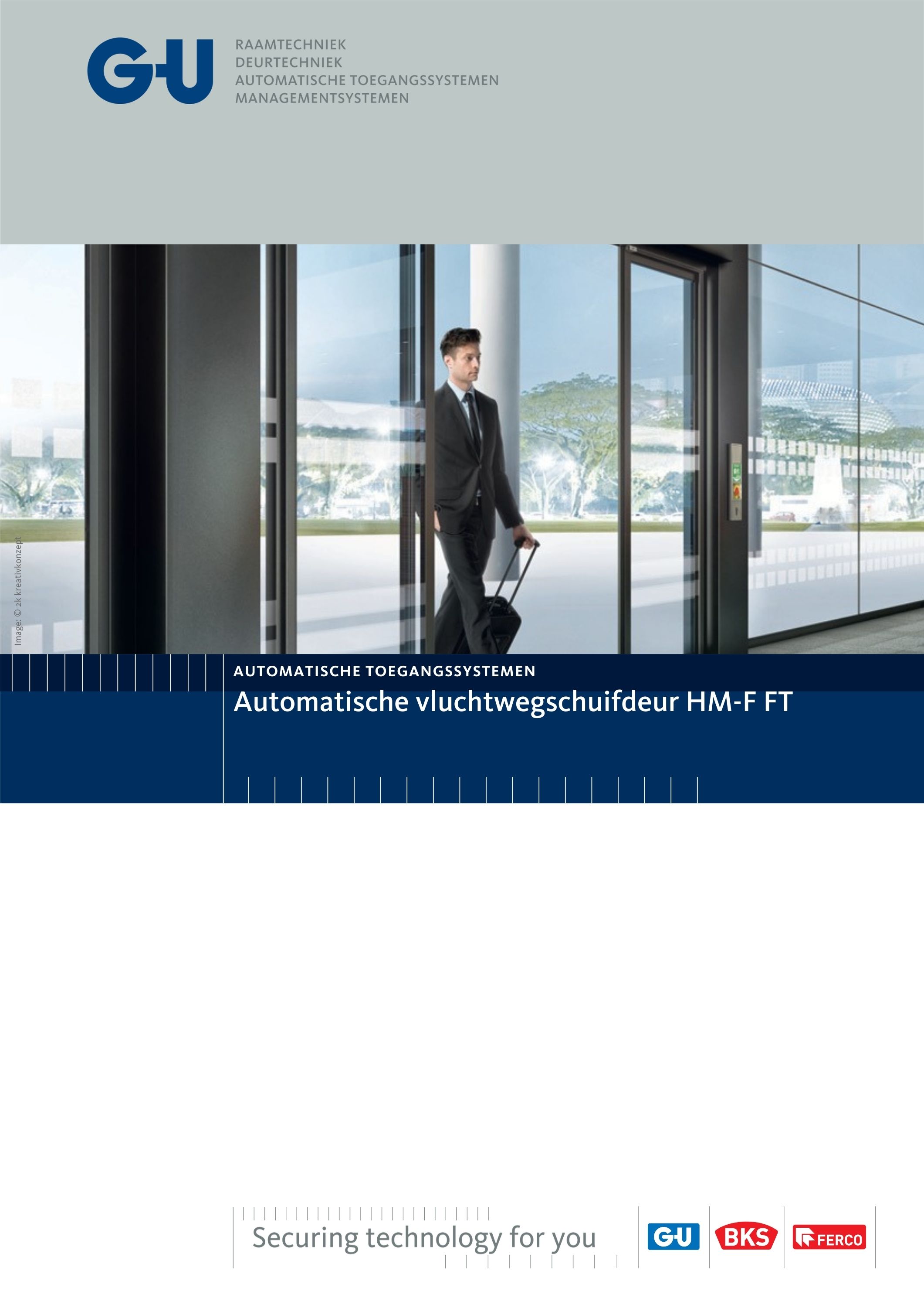 Automatische vluchtwegschuifdeur HM-F FT