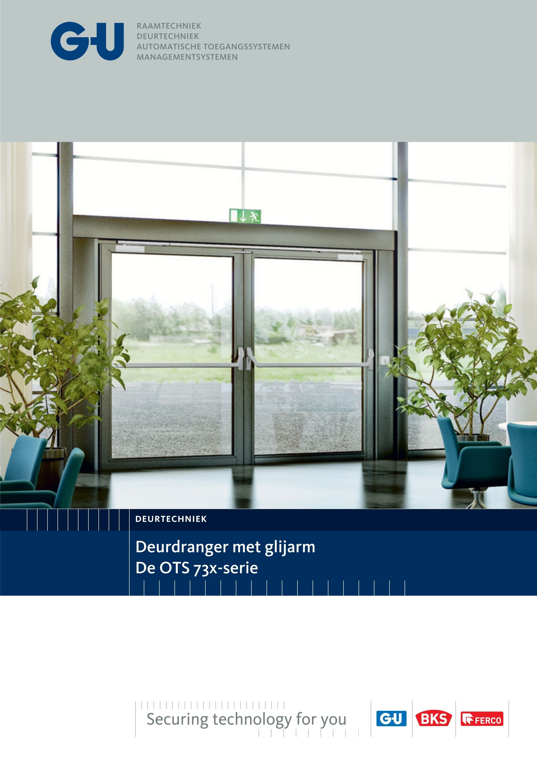 Deurdranger met glijarm - OTS 73x-serie