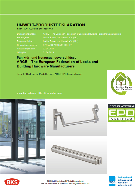 EPD-Panieksluitingen en nooduitgangssluitingen