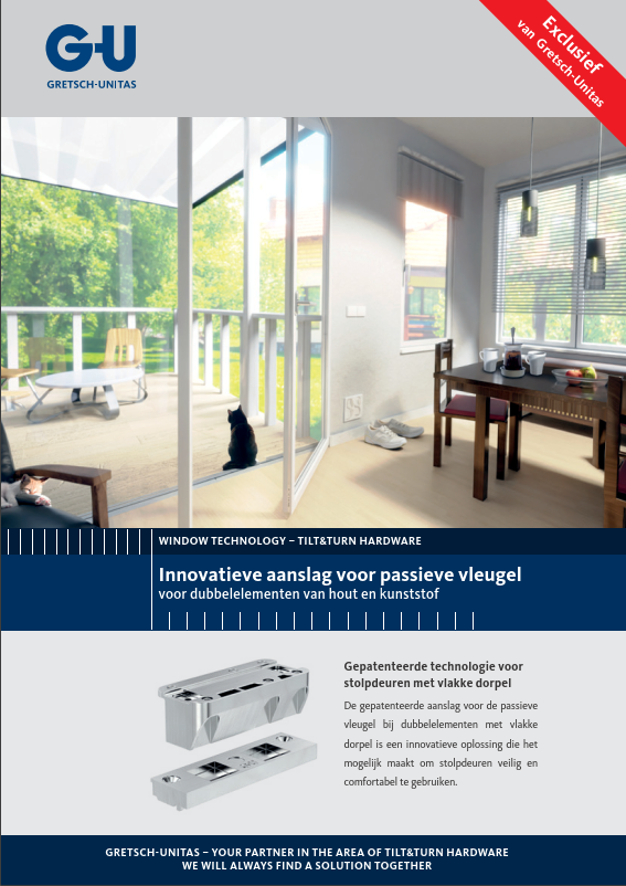 Innovatieve aanslag voor passieve vleugel