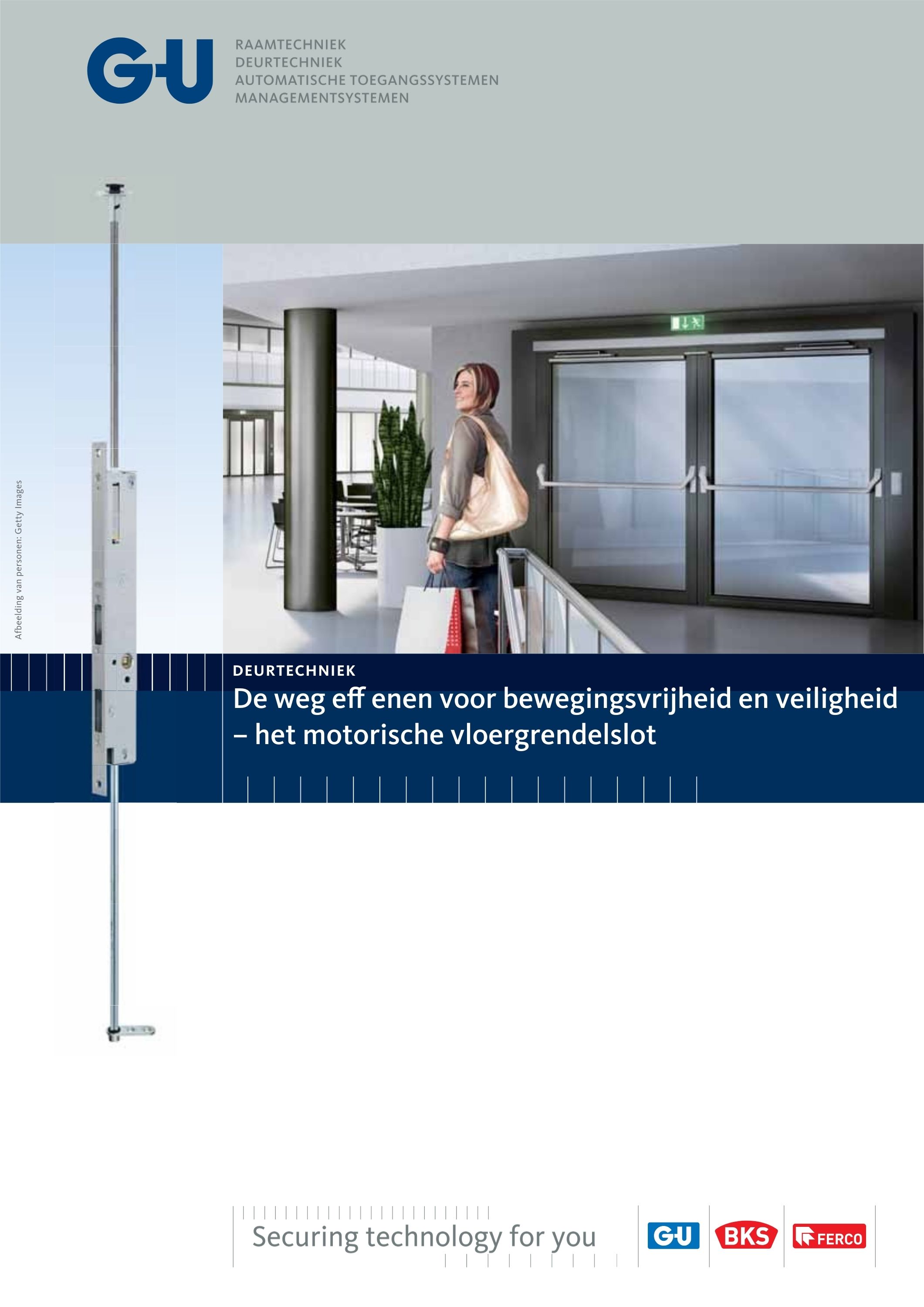 Motorisch vloergrendelslot