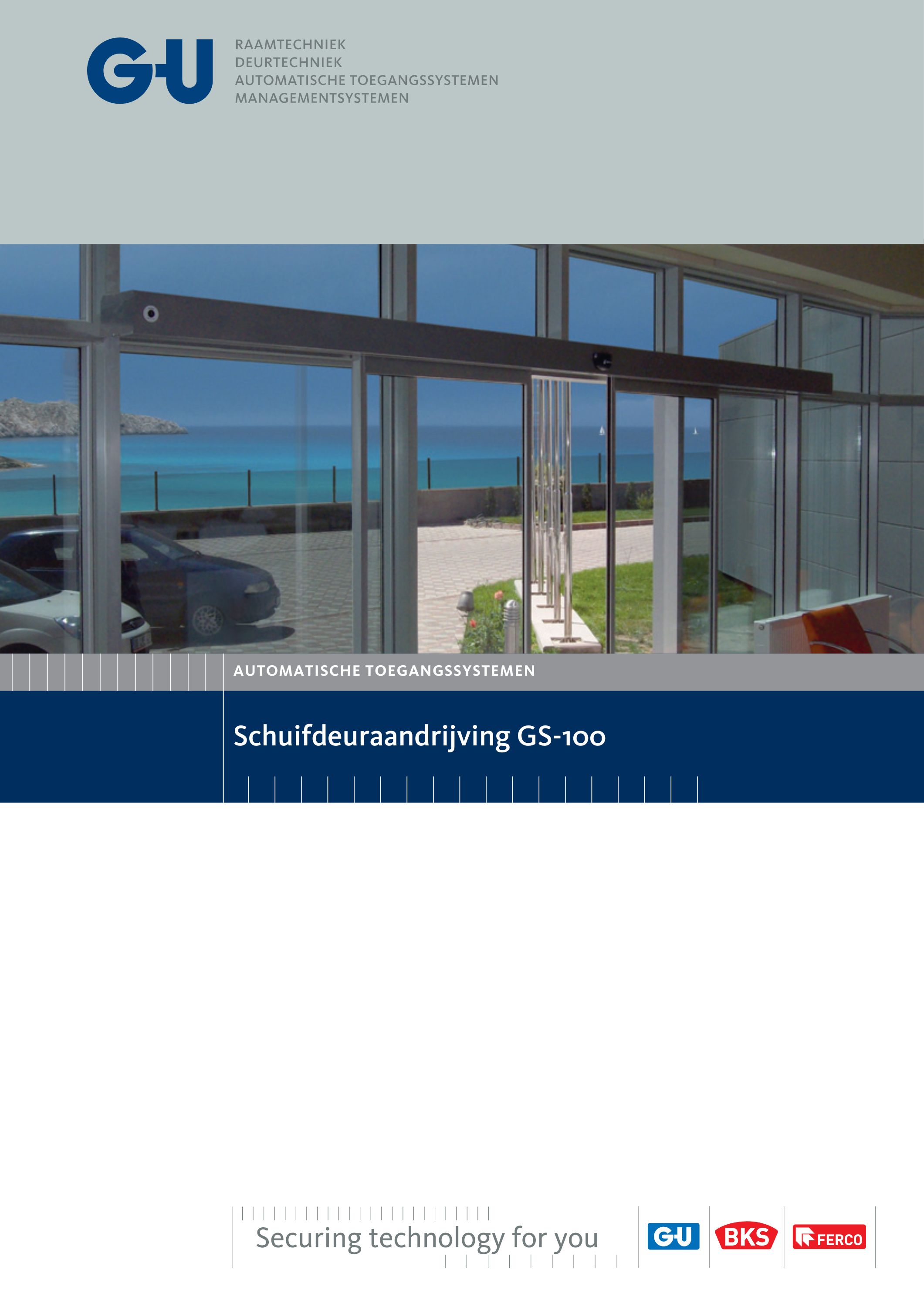 Automatische schuifdeuraandrijving GS-100