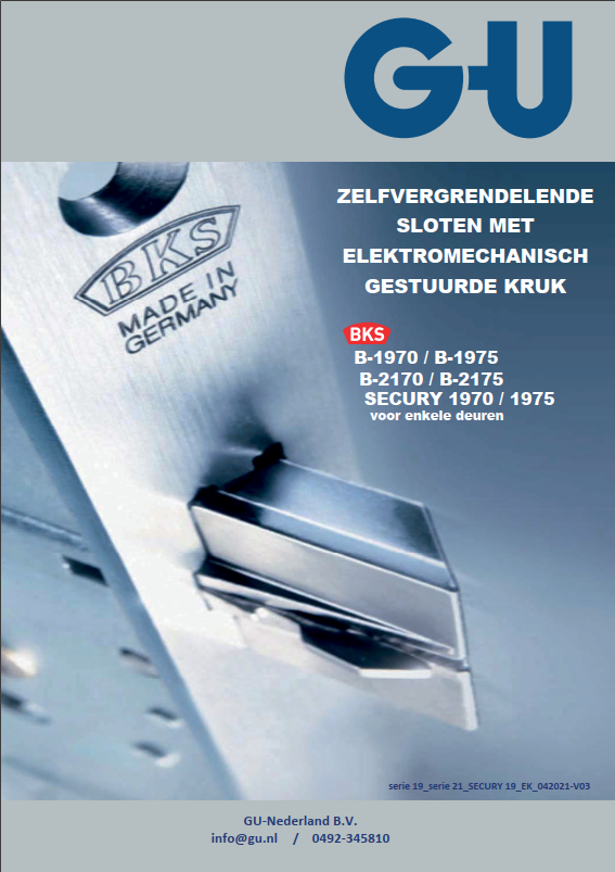 Elektromechanische zelfvergrendelende sloten