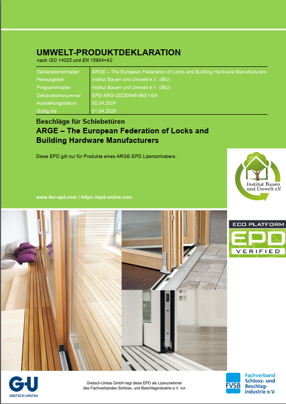 EPD- Beslag voor (Hef)-Schuifdeuren